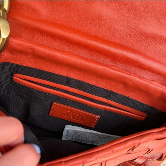 Zara leather chain shoulder bag - Picture 4 of 9